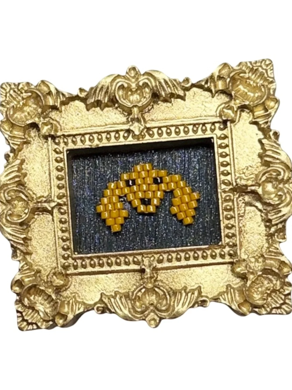Miniature Beaded Hand Crafted Dachshund Refrigerator Magnet